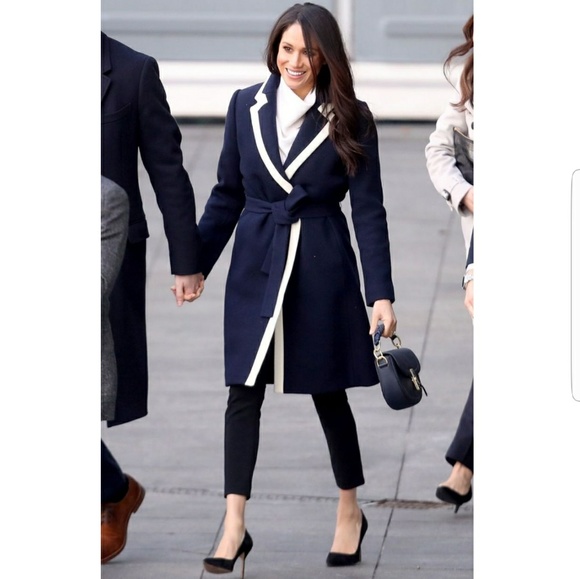 j crew tipped wrap coat